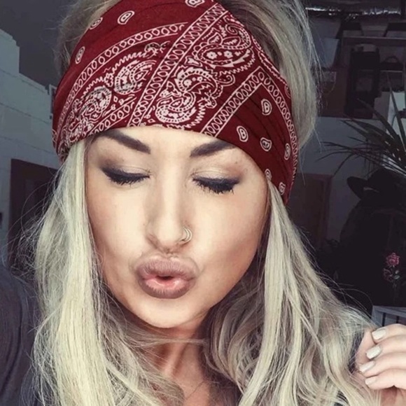 Vintage Paisley Pattern Headbands For Girls With Colorful HeadBead - Picture 6 of 6